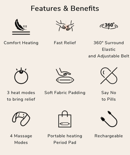 CareMe Women Period cramp relief massager